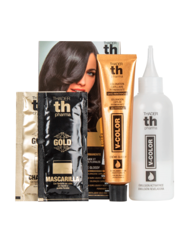 TH- V COLOR TINTE N 7.46 SIN AMONIACO C/ORO LIQUIDO