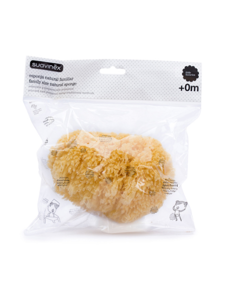 ESPONJA BAO INFANTIL SUAVINEX NATURAL GRANDE 1 UNIDAD