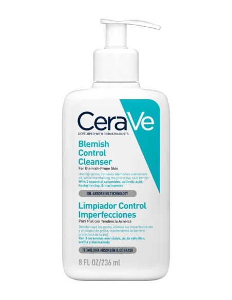CERAVE LIMPIADOR CONTROL IMPERFECCIONES 1 ENVASE 236 ml