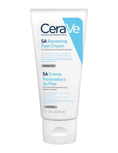 CERAVE CREMA RENOVADORA DE PIES 1 ENVASE 88 ml