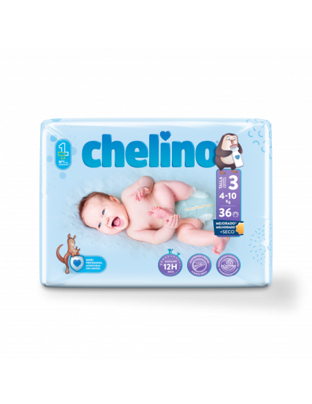 PAAL INFANTIL CHELINO TALLA 3 4 - 10 kg 36 PAALES
