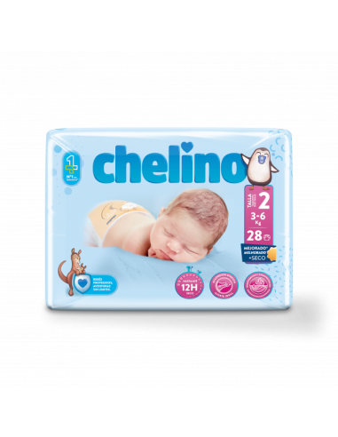 PAAL INFANTIL CHELINO TALLA 2 3 - 6 kg 28 PAALES