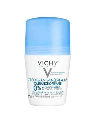 VICHY DESODORANTE MINERAL 48 H TOLERANCIA OPTIMA 1 ROLL ON 50 ml