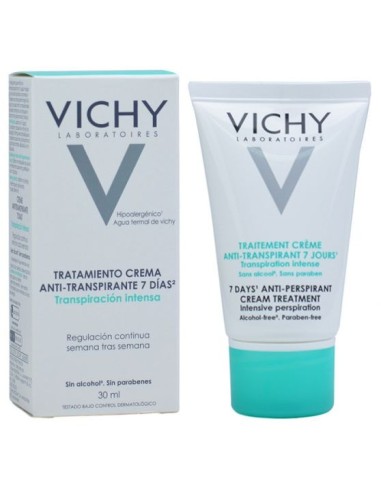 VICHY TRATAMIENTO ANTITRANSPIRANTE EFICACIA 7 DIAS CREMA 1 ENVASE 40 ml