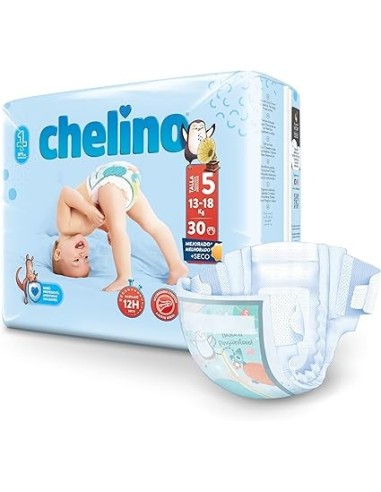 PAŃAL INFANTIL CHELINO TALLA 5 13 - 18 kg 30 PAŃALES