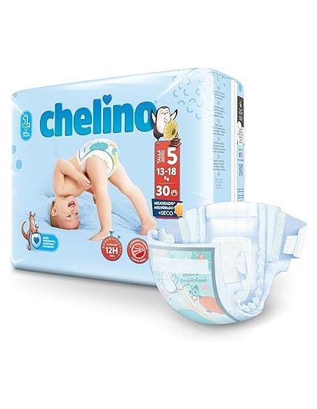 PAŃAL INFANTIL CHELINO TALLA 5 13 - 18 kg 30 PAŃALES