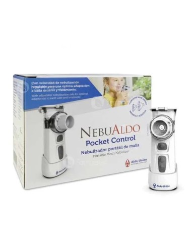 NEBULIZADOR PORTATIL DE MALLA NEBUALDO POCKET CONTROL 1 UNIDAD