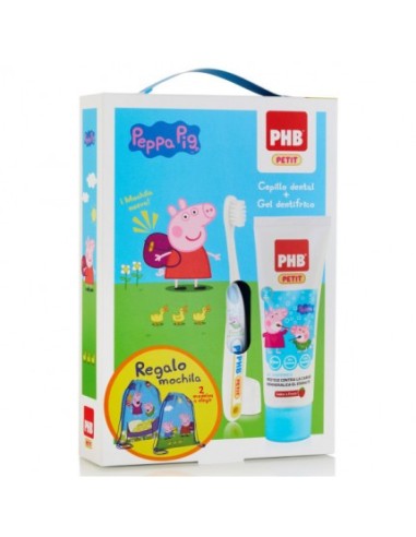 PACK PHB PETIT GEL DENTIFRICO INFANTIL + CEPILLO CON REGALO PEPPA