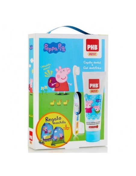 PACK PHB PETIT GEL DENTIFRICO INFANTIL + CEPILLO CON REGALO PEPPA