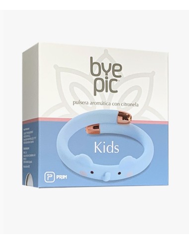 PULSERA AROMATICA BYE PIC KIDS AZUL - ELEFANTE