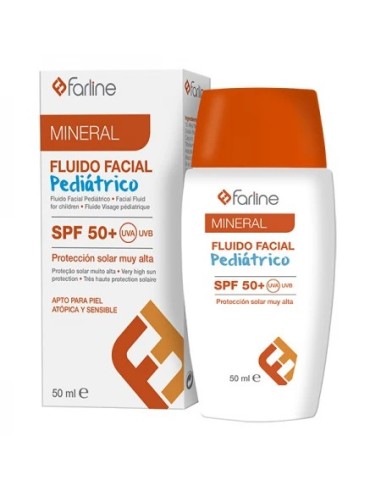 FARLINE FLUIDO FACIAL PIEL ATOPICA SPF 50+ 1 ENVASE 50 ml