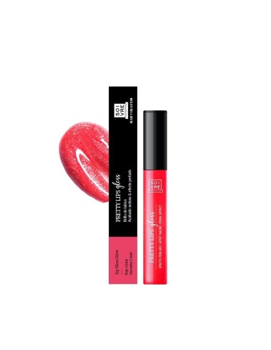 SOIVRE COSMETICS PRETTY LIPS GLOSS 1 ENVASE 5 ml COLOR ROJO CRISTAL