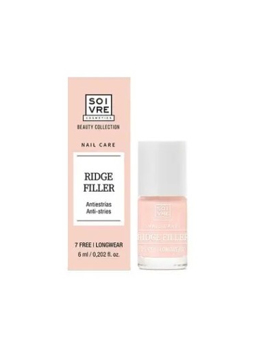 SOIVRE COSMETICS NAIL CARE ANTIESTRIAS RIDGE FILLER 1 ENVASE 6 ml