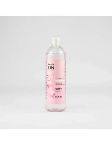 TONICO FACIAL CON AGUA DE ROSAS 380ML BETRES ON