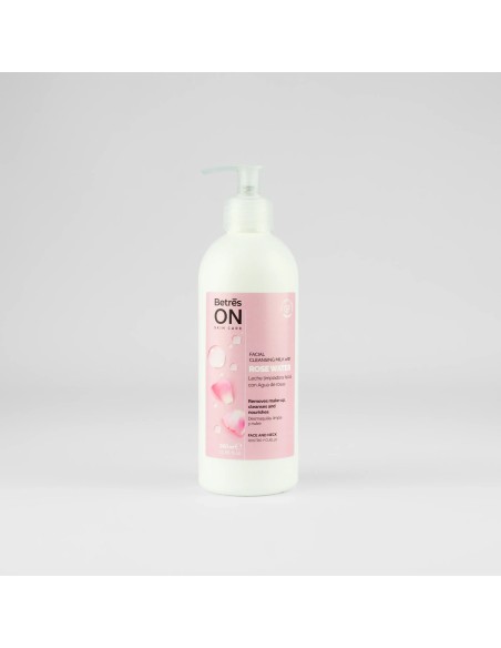 LECHE LIMPIADORA FACIAL CON AGUA DE ROSAS 380 ML