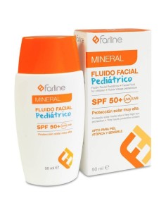 FLUIDO FACIAL PEDIATRICO SPF 50+ FARLINE 50ML